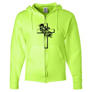 Unisex NuBlend® Full-Zip Hooded Sweatshirt Thumbnail