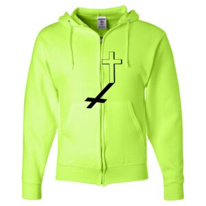 Unisex NuBlend® Full-Zip Hooded Sweatshirt Thumbnail
