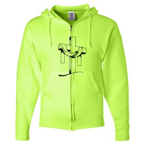 Unisex NuBlend® Full-Zip Hooded Sweatshirt Thumbnail