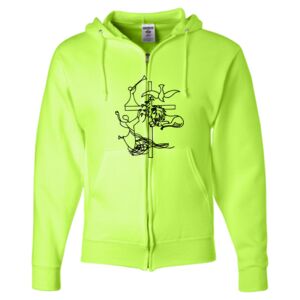 Unisex NuBlend® Full-Zip Hooded Sweatshirt Thumbnail