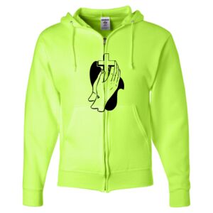 Unisex NuBlend® Full-Zip Hooded Sweatshirt Thumbnail