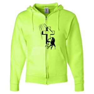 Unisex NuBlend® Full-Zip Hooded Sweatshirt Thumbnail