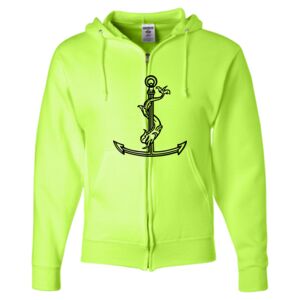 Unisex NuBlend® Full-Zip Hooded Sweatshirt Thumbnail