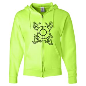 Unisex NuBlend® Full-Zip Hooded Sweatshirt Thumbnail