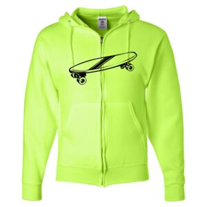 Unisex NuBlend® Full-Zip Hooded Sweatshirt Thumbnail