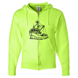 Unisex NuBlend® Full-Zip Hooded Sweatshirt Thumbnail