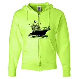 Unisex NuBlend® Full-Zip Hooded Sweatshirt Thumbnail