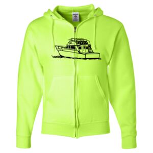 Unisex NuBlend® Full-Zip Hooded Sweatshirt Thumbnail