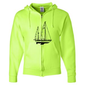 Unisex NuBlend® Full-Zip Hooded Sweatshirt Thumbnail
