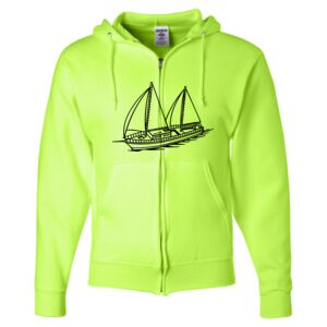 Unisex NuBlend® Full-Zip Hooded Sweatshirt Thumbnail