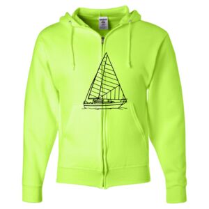 Unisex NuBlend® Full-Zip Hooded Sweatshirt Thumbnail