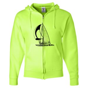 Unisex NuBlend® Full-Zip Hooded Sweatshirt Thumbnail