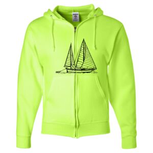 Unisex NuBlend® Full-Zip Hooded Sweatshirt Thumbnail