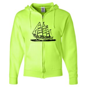 Unisex NuBlend® Full-Zip Hooded Sweatshirt Thumbnail