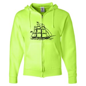 Unisex NuBlend® Full-Zip Hooded Sweatshirt Thumbnail