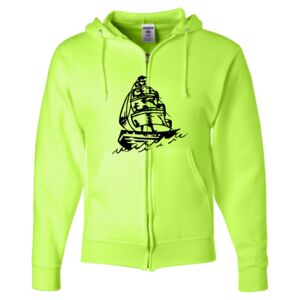 Unisex NuBlend® Full-Zip Hooded Sweatshirt Thumbnail