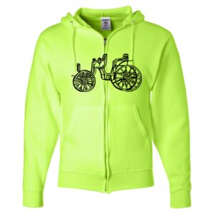 Unisex NuBlend® Full-Zip Hooded Sweatshirt Thumbnail