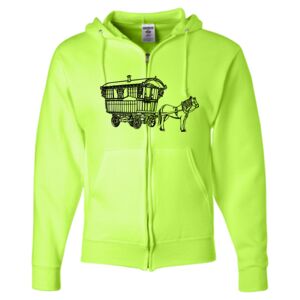 Unisex NuBlend® Full-Zip Hooded Sweatshirt Thumbnail