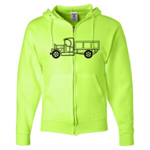 Unisex NuBlend® Full-Zip Hooded Sweatshirt Thumbnail