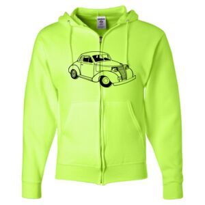Unisex NuBlend® Full-Zip Hooded Sweatshirt Thumbnail