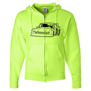 Unisex NuBlend® Full-Zip Hooded Sweatshirt Thumbnail