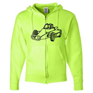 Unisex NuBlend® Full-Zip Hooded Sweatshirt Thumbnail