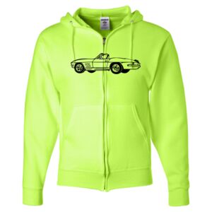 Unisex NuBlend® Full-Zip Hooded Sweatshirt Thumbnail