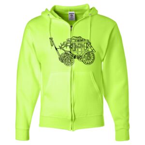 Unisex NuBlend® Full-Zip Hooded Sweatshirt Thumbnail