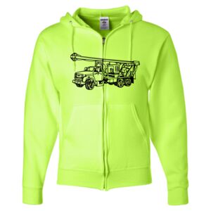 Unisex NuBlend® Full-Zip Hooded Sweatshirt Thumbnail