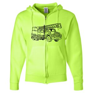 Unisex NuBlend® Full-Zip Hooded Sweatshirt Thumbnail