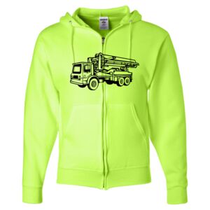 Unisex NuBlend® Full-Zip Hooded Sweatshirt Thumbnail