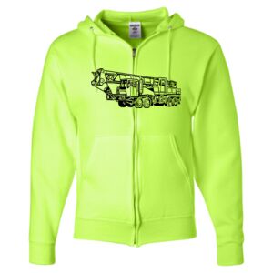 Unisex NuBlend® Full-Zip Hooded Sweatshirt Thumbnail