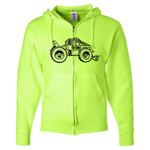 Unisex NuBlend® Full-Zip Hooded Sweatshirt Thumbnail