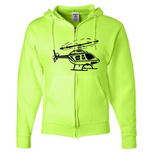 Unisex NuBlend® Full-Zip Hooded Sweatshirt Thumbnail