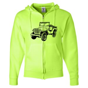 Unisex NuBlend® Full-Zip Hooded Sweatshirt Thumbnail