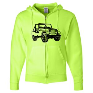 Unisex NuBlend® Full-Zip Hooded Sweatshirt Thumbnail