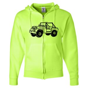 Unisex NuBlend® Full-Zip Hooded Sweatshirt Thumbnail