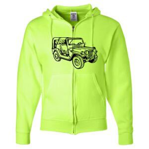 Unisex NuBlend® Full-Zip Hooded Sweatshirt Thumbnail