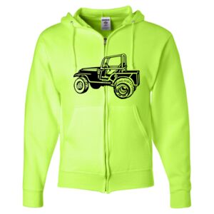 Unisex NuBlend® Full-Zip Hooded Sweatshirt Thumbnail