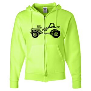Unisex NuBlend® Full-Zip Hooded Sweatshirt Thumbnail