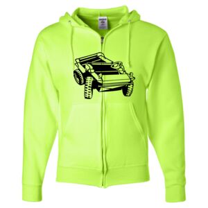 Unisex NuBlend® Full-Zip Hooded Sweatshirt Thumbnail