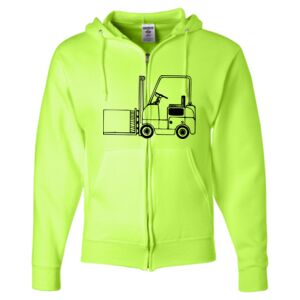 Unisex NuBlend® Full-Zip Hooded Sweatshirt Thumbnail