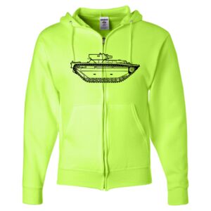 Unisex NuBlend® Full-Zip Hooded Sweatshirt Thumbnail