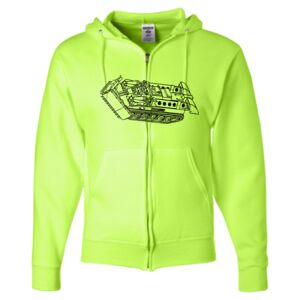 Unisex NuBlend® Full-Zip Hooded Sweatshirt Thumbnail