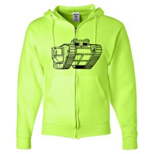 Unisex NuBlend® Full-Zip Hooded Sweatshirt Thumbnail