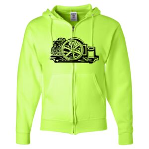 Unisex NuBlend® Full-Zip Hooded Sweatshirt Thumbnail