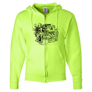Unisex NuBlend® Full-Zip Hooded Sweatshirt Thumbnail