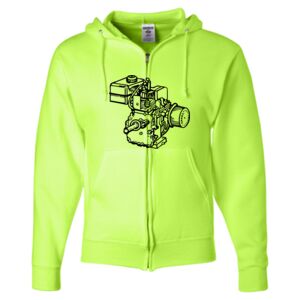 Unisex NuBlend® Full-Zip Hooded Sweatshirt Thumbnail