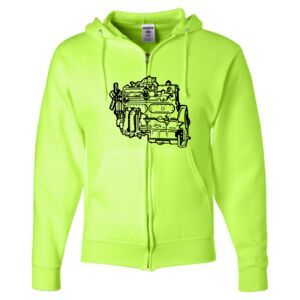 Unisex NuBlend® Full-Zip Hooded Sweatshirt Thumbnail