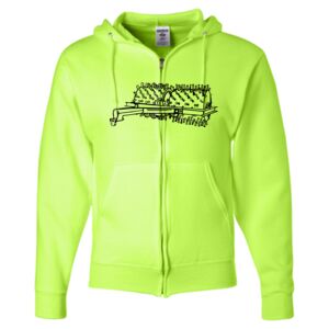 Unisex NuBlend® Full-Zip Hooded Sweatshirt Thumbnail